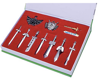 CAJA ACCESORIOS ZELDA 11 PCS