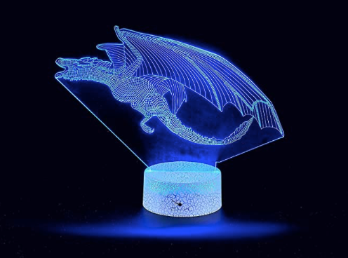 Lampara Holografica Dragon