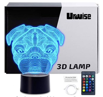 Lampara Holografica Pug