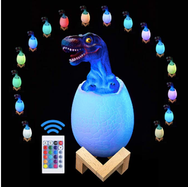 Lampara Dinosaurio Led Escritorio