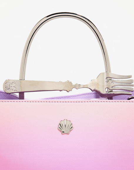 La Sirenita Bolso Ariel Ombre Rosa y Morado
