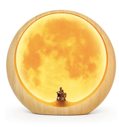 Lampara De Pareja Viendo La Luna Lampara Luna