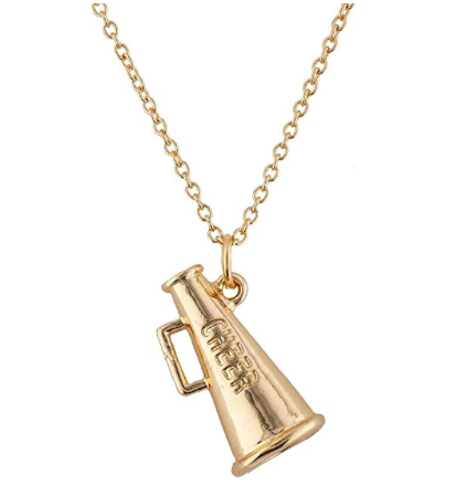 Collar Cuerno Porrista Dorado