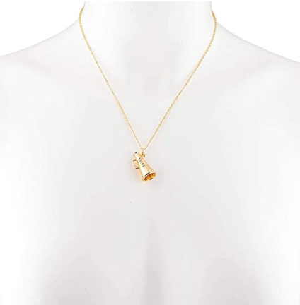 Collar Cuerno Porrista Dorado