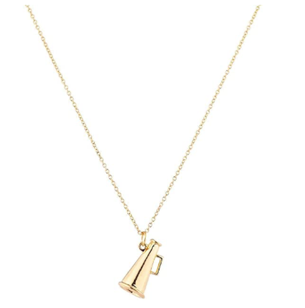 Collar Cuerno Porrista Dorado