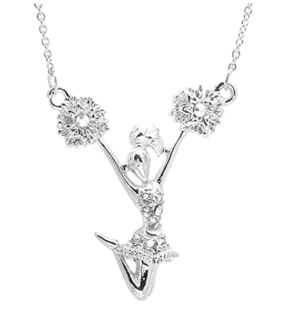 Collar Porrista Cheerleader Plateado