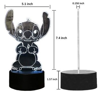 Lilo & Stitch Lampara Stitch Escritorio