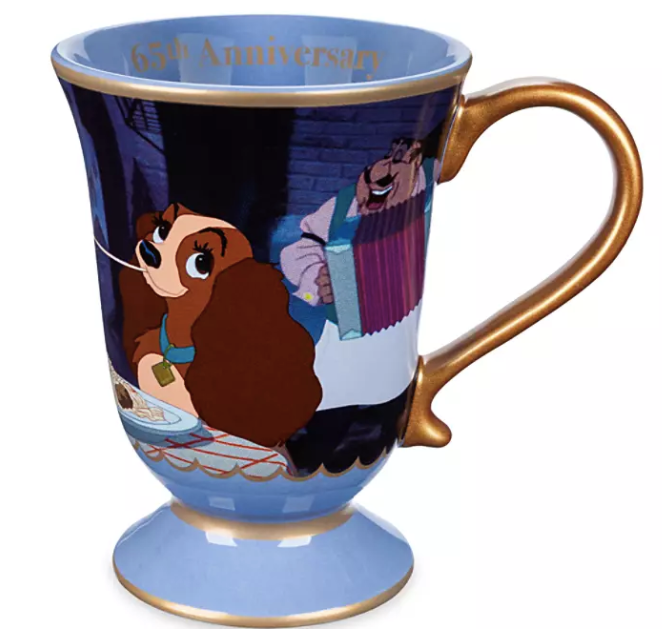Taza La Dama Y El Vagabundo 65th Aniversario Disney