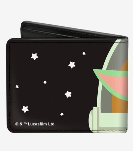 The Mandalorian Cartera Baby Yoda The Child Negra