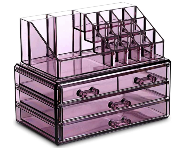 Organizador Acrilico Rosa Cosmeticos