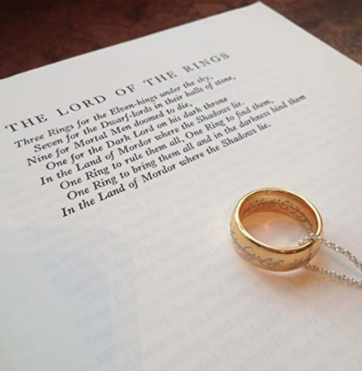 Señor De Los Anillos Anillo Dorado Frodo