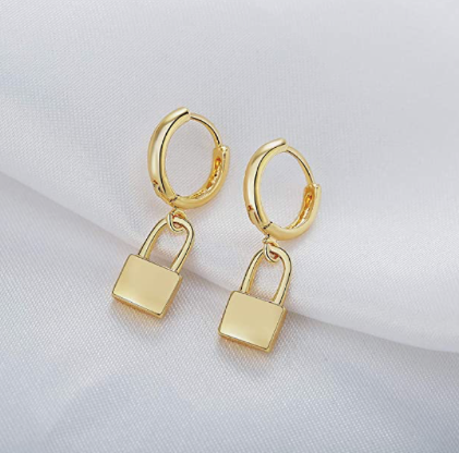 Hoops Arracadas Candado