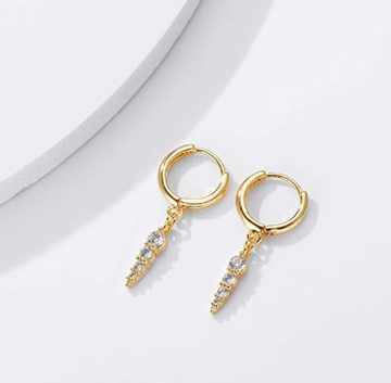 Hoops Arracadas Zirconitas