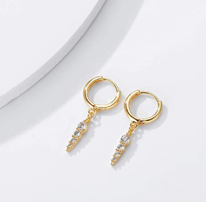 Hoops Arracadas Zirconitas