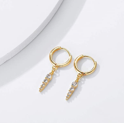 Hoops Arracadas Zirconitas