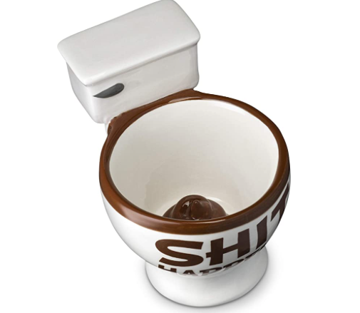 Taza Escusado de café divertida con forma de inodoro