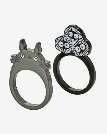 Estudio Ghibli Set De Anillos Totoro