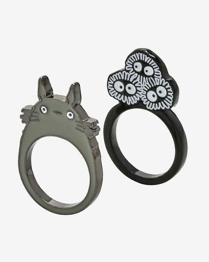 Estudio Ghibli Set De Anillos Totoro