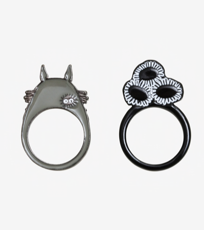 Estudio Ghibli Set De Anillos Totoro
