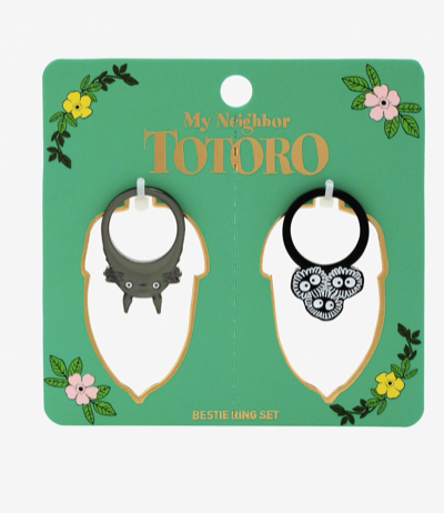 Estudio Ghibli Set De Anillos Totoro