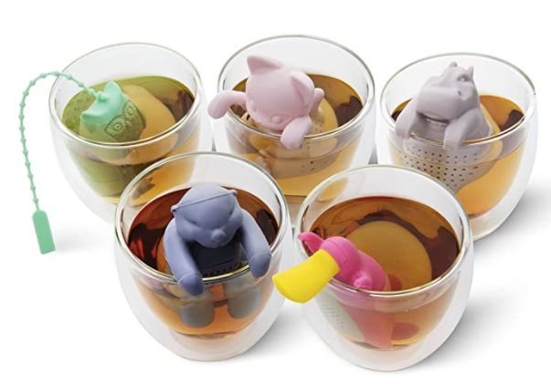 Infusores De Te Paquete De 5 pz Infusor De Te Hoja Infusion Animales