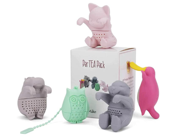 Infusores De Te Paquete De 5 pz Infusor De Te Hoja Infusion Animales