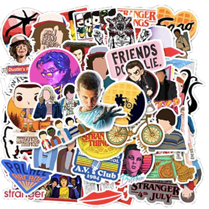 Stranger Things Set de Calcamonias Stickers