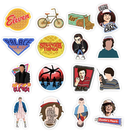 Stranger Things Set de Calcamonias Stickers