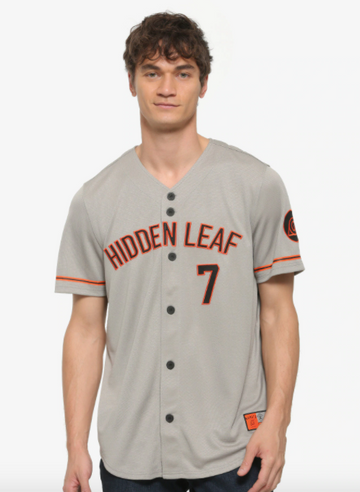 Naruto Shippuden Aldea Oculta de la Hoja Baseball Jersey