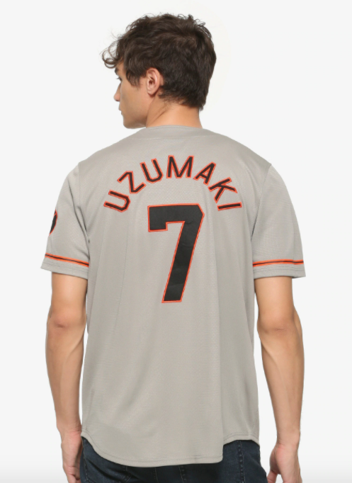 Naruto Shippuden Aldea Oculta de la Hoja Baseball Jersey
