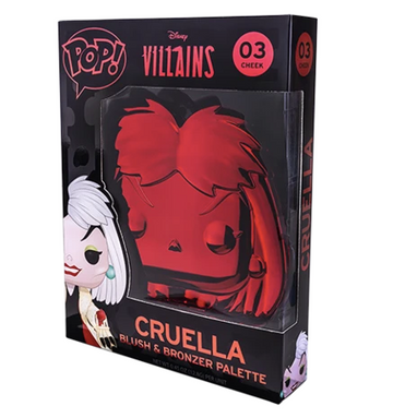 Cruela Villana Paleta De Rubor y Bronceadores 101 Dalmatas Disney