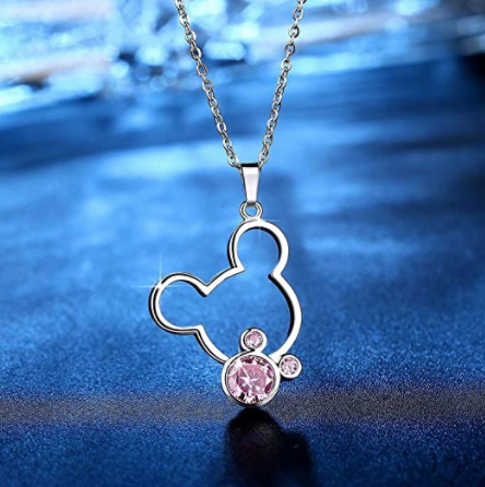 Mickey Mouse Set de Aretes y Collar Minnie