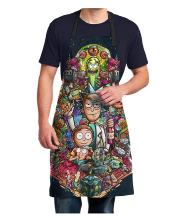 Rick y Morty Delantal Mandil