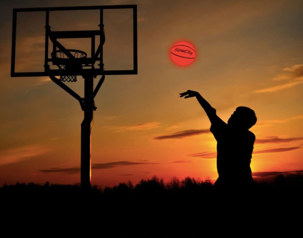 Balon De Baloncesto LED Basketball Brilla Obscuridad