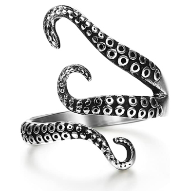 Anillo Pulpo Piratas Del Caribe Davy Jones