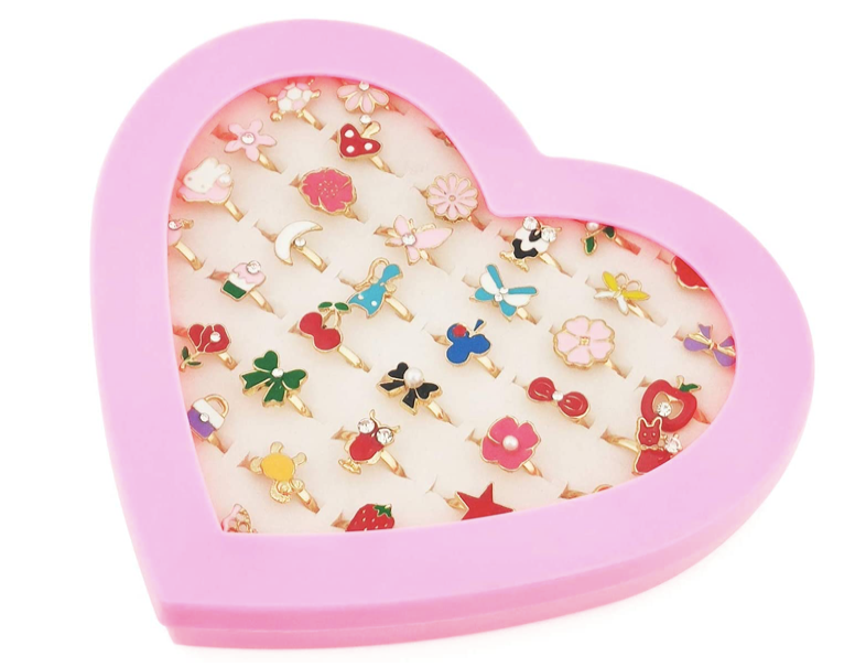 Set De Anillos Niña SUNMALL 36 anillos ajustables