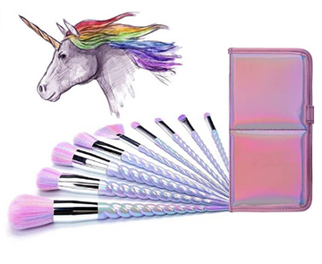 Set Brochas Maquillaje Unicornio