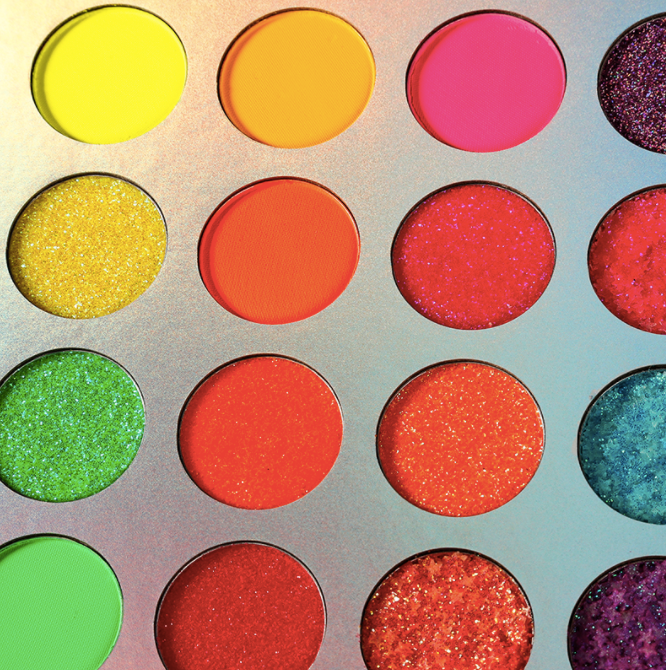 Paleta De Sombras Neon Glow Beauty Glazed