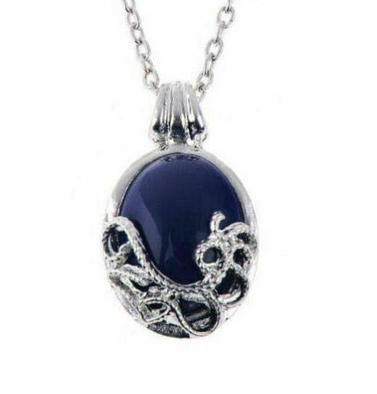 Piedra Azul Diario De Vampiros Collar