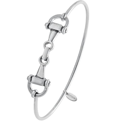 Caballo Pulsera Plateada Brazalete