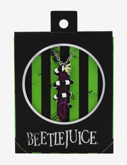 Collar Beetlejuice Gusano Cuarzo