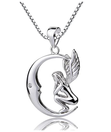 Collar Hada Luna Plata