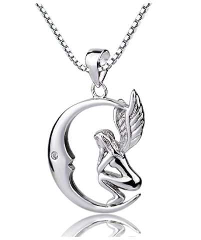 Collar Hada Luna Plata