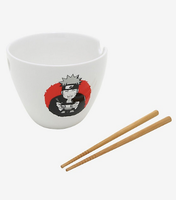 Naruto Bowl Blanco y Negro Shippuden Maruchan