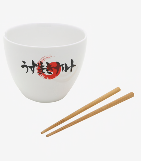 Naruto Bowl Blanco y Negro Shippuden Maruchan