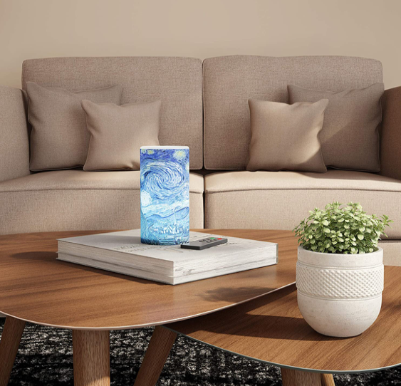 Lampara Vangogh La Noche Estrellada Vela LED