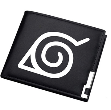 Naruto Cartera Blanco y Negro