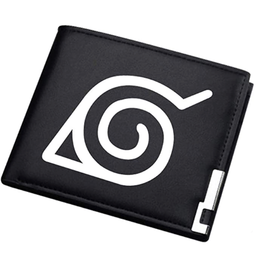 Naruto Cartera Blanco y Negro