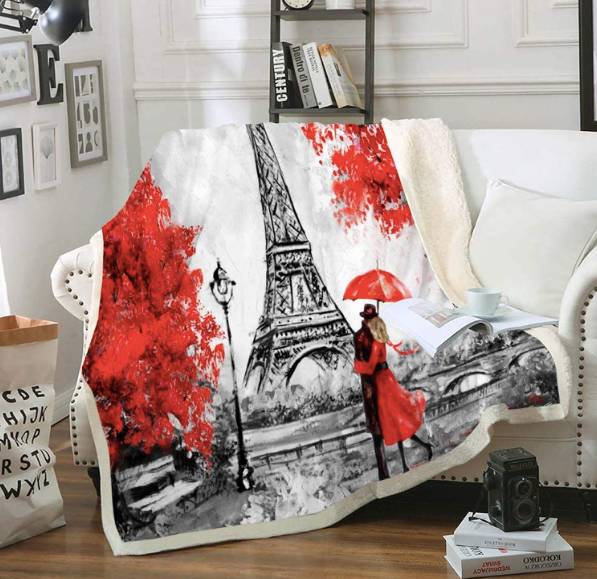 Cobija Torre Eiffel Amor Paris