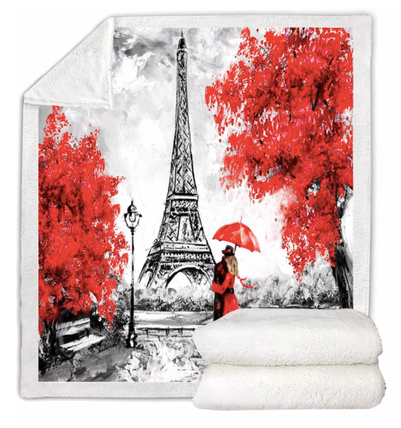 Cobija Torre Eiffel Amor Paris